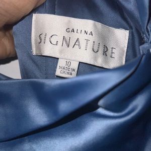 Galina Signature Long Blue dress